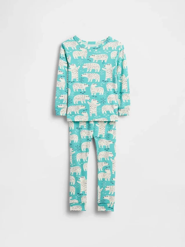 Ensemble de pyjama en coton brossé bio pour Bébé & Enfant