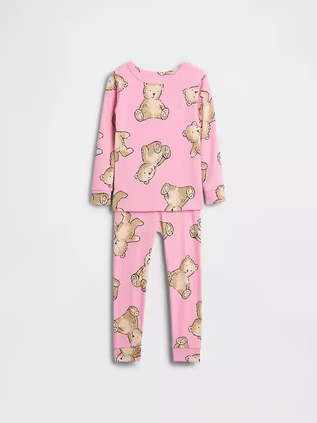 Ensemble de pyjama en coton brossé bio pour Bébé & Enfant