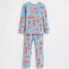 Ensemble de pyjama en coton brossé bio pour Bébé & Enfant