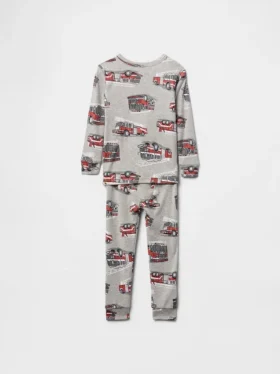 Ensemble de pyjama en coton brossé bio pour Bébé & Enfant