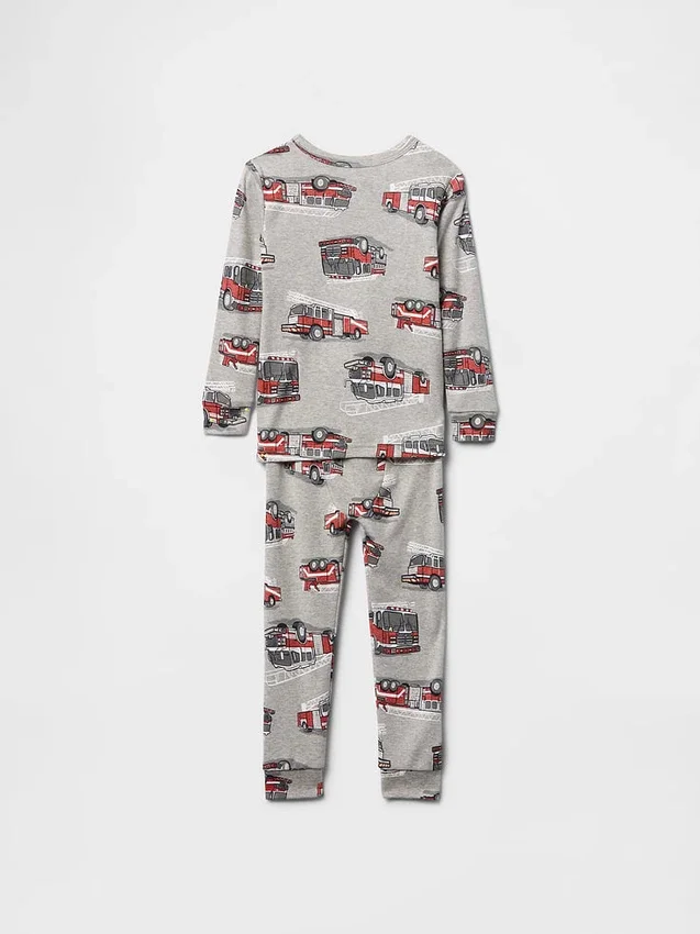 Ensemble de pyjama en coton brossé bio pour Bébé & Enfant