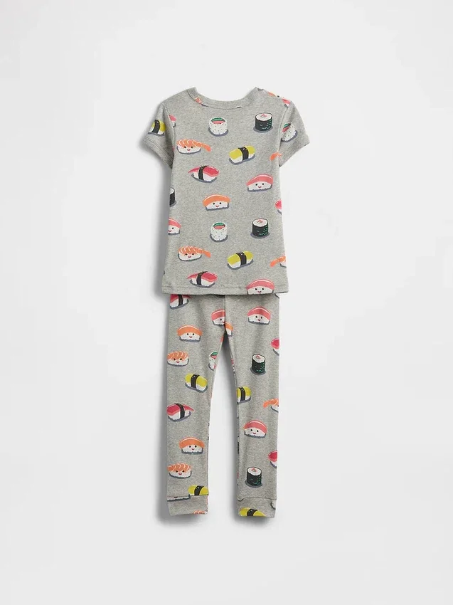 Ensemble de pyjama en coton brossé bio pour Bébé & Enfant