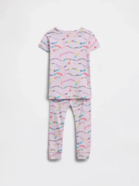 Ensemble de pyjama en coton brossé bio pour Bébé & Enfant