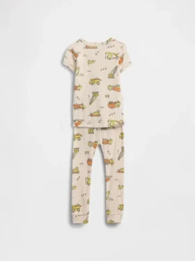 Ensemble de pyjama en coton brossé bio pour Bébé & Enfant
