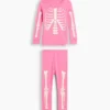 Ensemble de pyjama en coton brossé bio pour Bébé & Enfant, motif squelette phosphorescent
