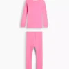 Ensemble de pyjama en coton brossé bio pour Bébé & Enfant, motif squelette phosphorescent