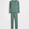 Ensemble de pyjama en coton brossé bio pour enfants