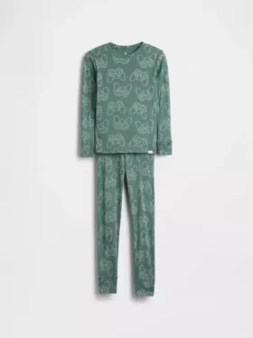 Ensemble de pyjama en coton brossé bio pour enfants