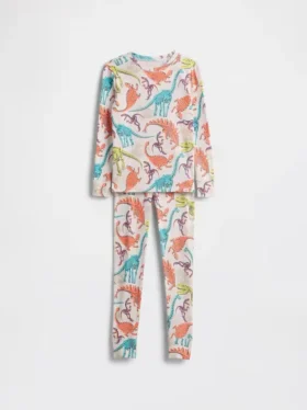 Ensemble de pyjama en coton brossé bio pour enfants