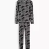 Ensemble de pyjama en coton brossé bio pour enfants