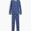 Ensemble de pyjama en coton brossé bio pour enfants
