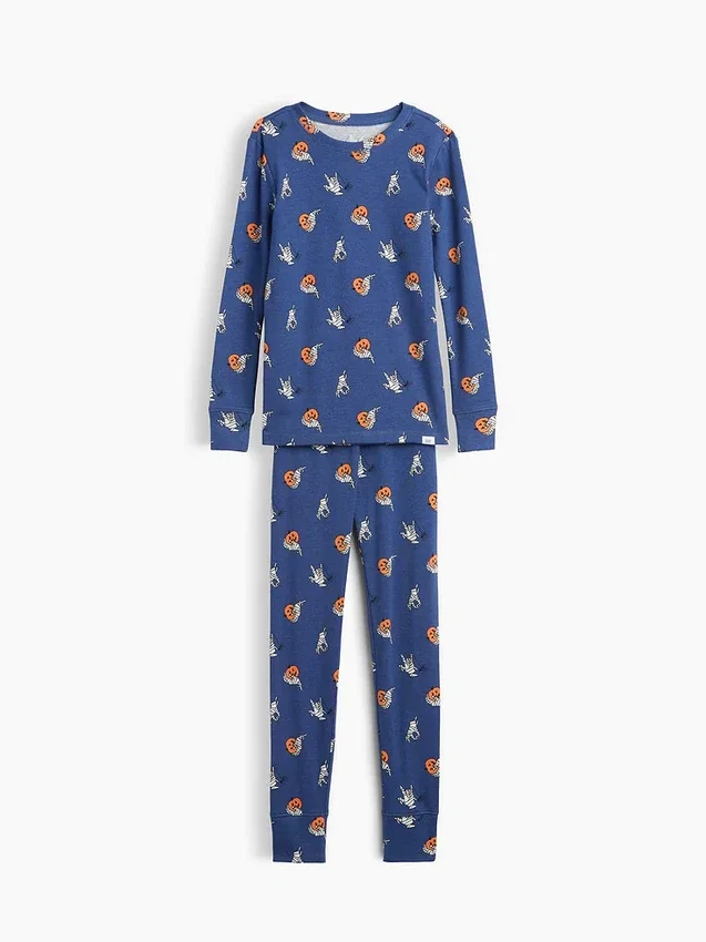 Ensemble de pyjama en coton brossé bio pour enfants
