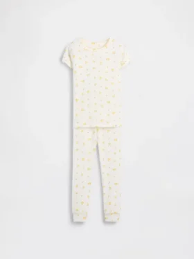 Ensemble de pyjama en coton brossé bio pour enfants et bébés