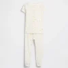 Ensemble de pyjama en coton brossé bio pour enfants et bébés