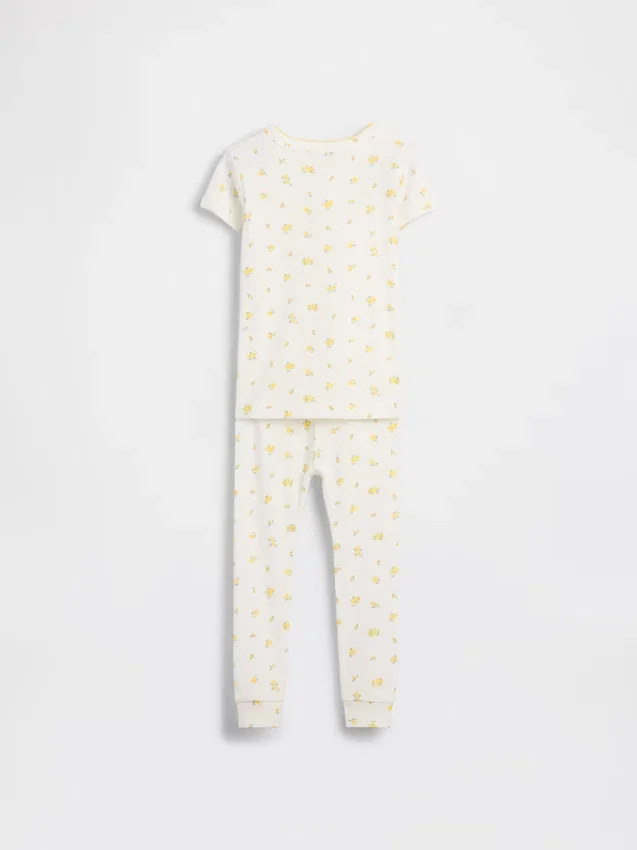 Ensemble de pyjama en coton brossé bio pour enfants et bébés