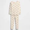 Ensemble de pyjama en coton brossé bio « Pumpkin Bear » pour enfants et bébés
