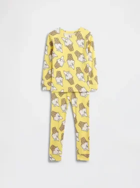 Ensemble de pyjama en coton brossé bio Snoopy pour Bébé & Enfant