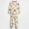 Ensemble de pyjama en coton brossé bio Snoopy pour Bébé & Enfant