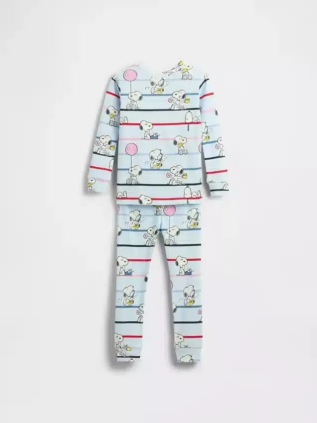 Ensemble de pyjama en coton brossé bio Snoopy pour Bébé & Enfant