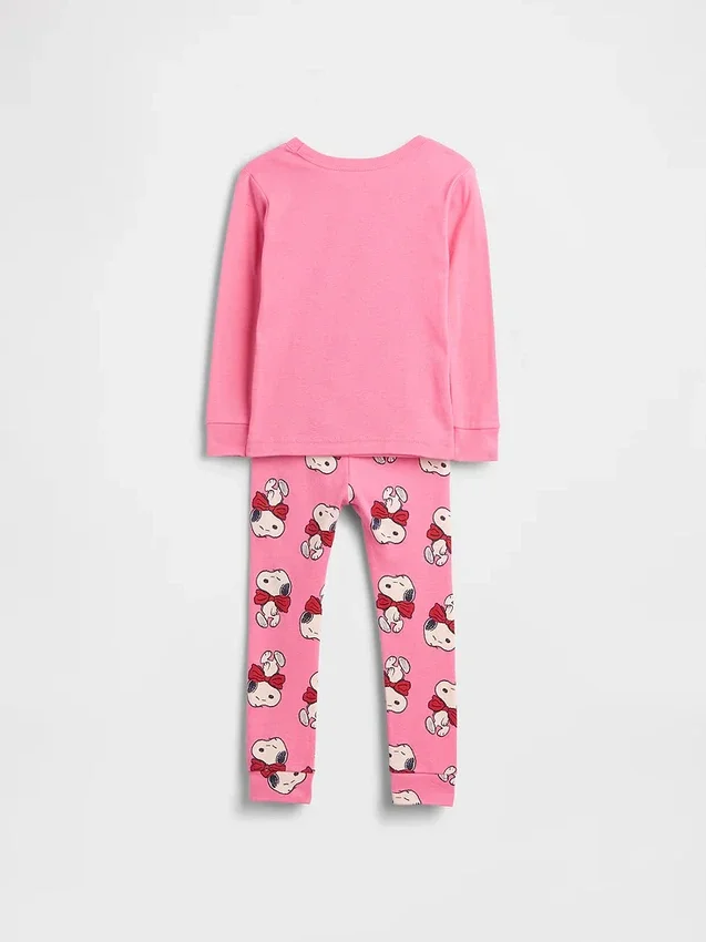 Ensemble de pyjama en coton brossé bio Snoopy pour Bébé & Enfant
