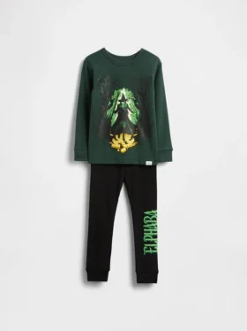 Ensemble de pyjama en coton brossé bio « Wicked » pour Bébé & Enfant