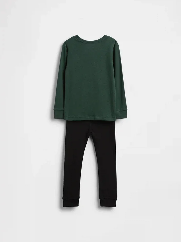 Ensemble de pyjama en coton brossé bio « Wicked » pour Bébé & Enfant