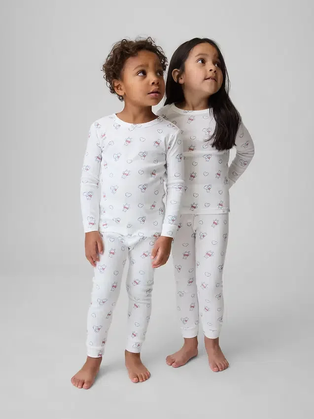 Ensemble de pyjama en coton brossé bio Winnie l'ourson pour Bébé & Enfant