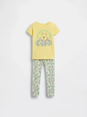Ensemble de pyjama en coton brossé bio Winnie l'ourson pour Bébé & Enfant