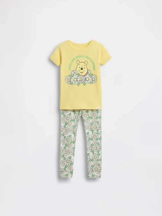 Ensemble de pyjama en coton brossé bio Winnie l'ourson pour Bébé & Enfant