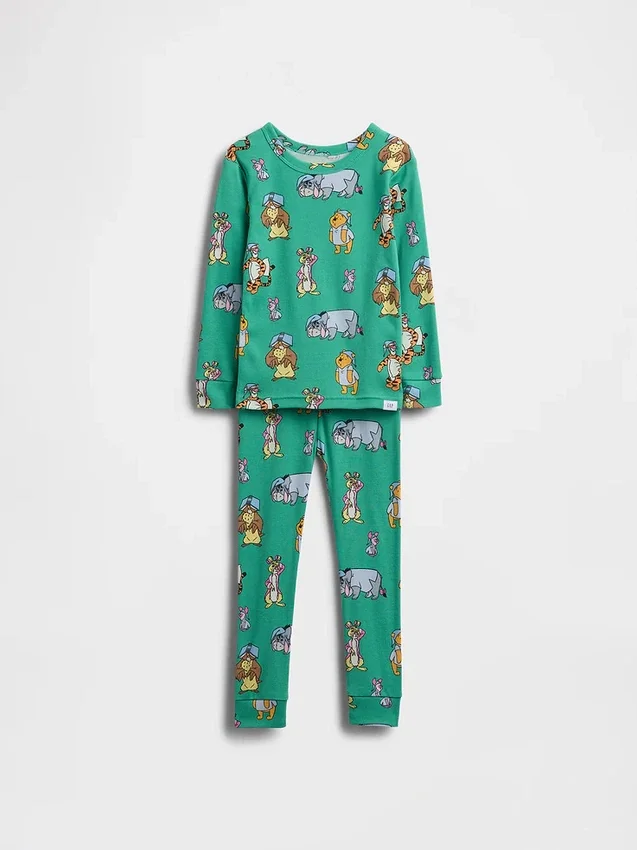 Ensemble de pyjama en coton brossé bio Winnie l'ourson pour Bébé & Enfant