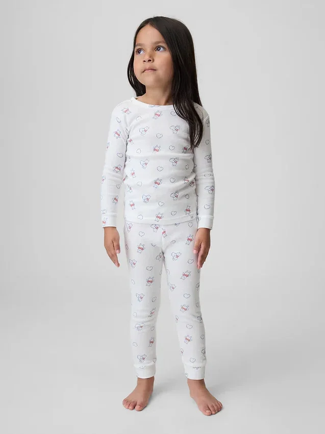 Ensemble de pyjama en coton brossé bio Winnie l'ourson pour Bébé & Enfant