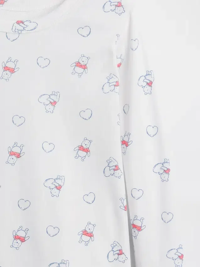 Ensemble de pyjama en coton brossé bio Winnie l'ourson pour Bébé & Enfant
