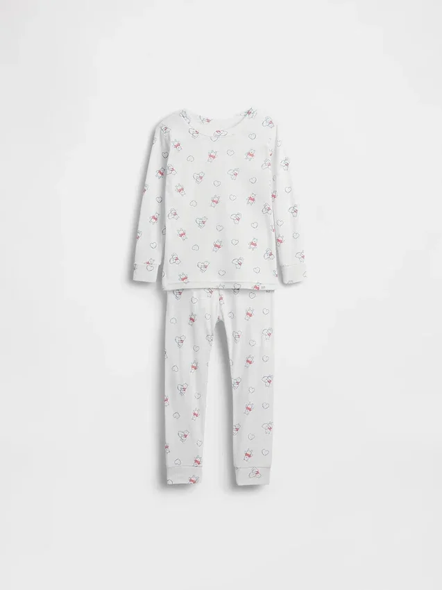 Ensemble de pyjama en coton brossé bio Winnie l'ourson pour Bébé & Enfant