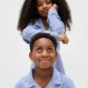 Ensemble de pyjama en flanelle recyclée pour enfants