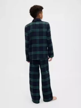 Ensemble de pyjama en flanelle recyclée pour enfants