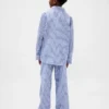 Ensemble de pyjama en flanelle recyclée pour enfants