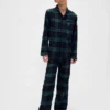 Ensemble de pyjama en flanelle recyclée pour enfants