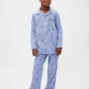 Ensemble de pyjama en flanelle recyclée pour enfants