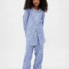 Ensemble de pyjama en flanelle recyclée pour enfants