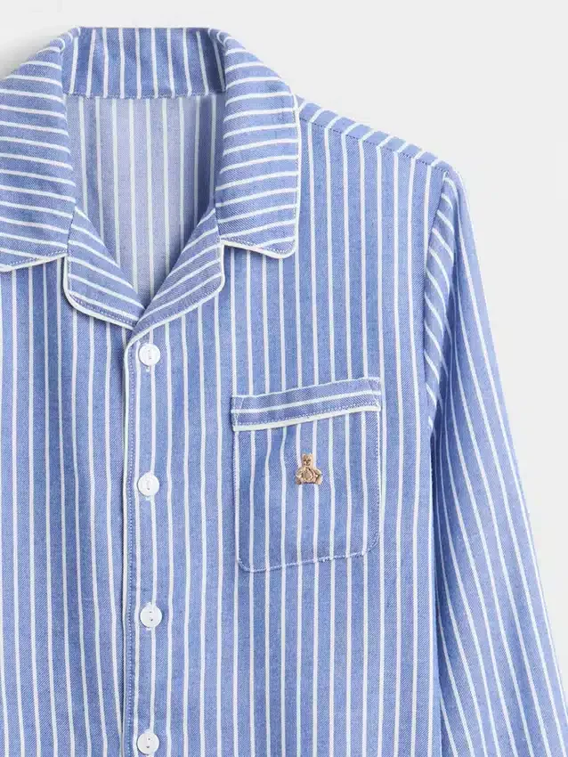 Ensemble de pyjama en flanelle recyclée pour enfants