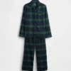 Ensemble de pyjama en flanelle recyclée pour enfants