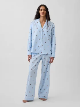 Ensemble de pyjama en popeline