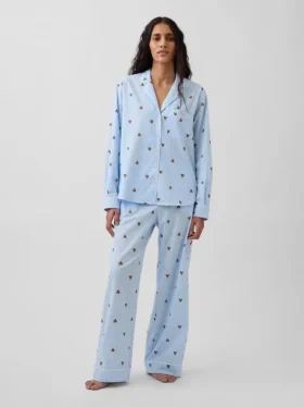 Ensemble de pyjama en popeline