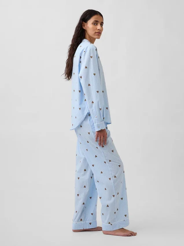 Ensemble de pyjama en popeline