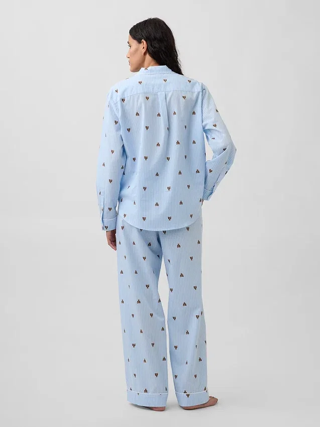 Ensemble de pyjama en popeline