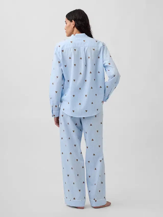 Ensemble de pyjama en popeline