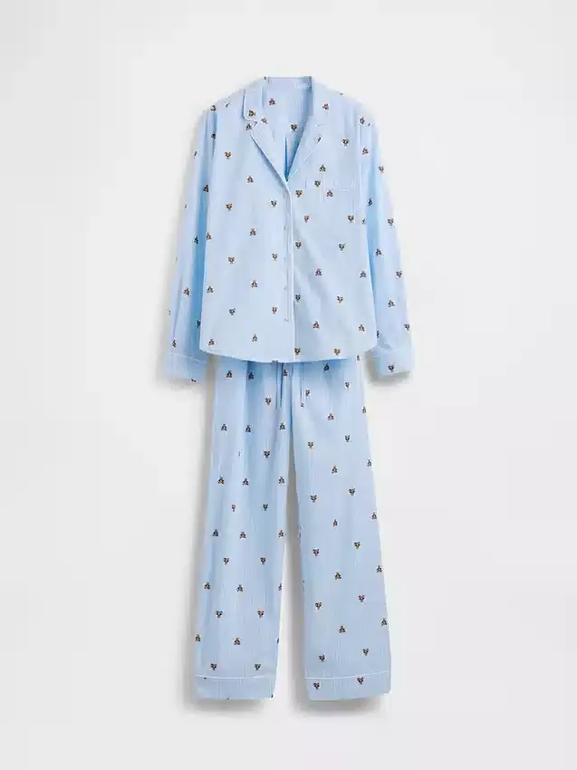 Ensemble de pyjama en popeline