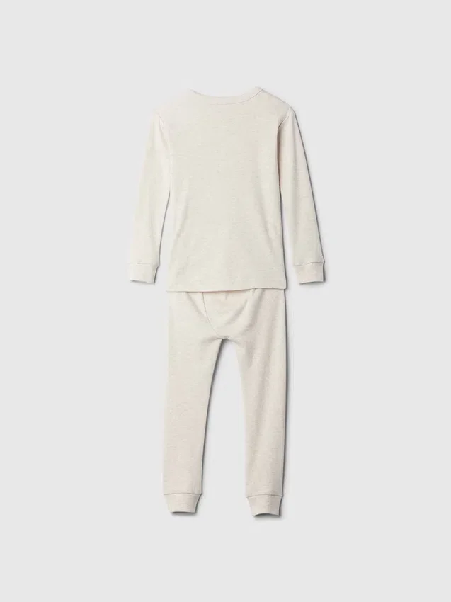 Ensemble de pyjama Henley en coton bio brossé pour Bébé & Enfant