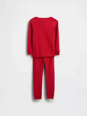 Ensemble de pyjama Henley en coton bio brossé pour Bébé & Enfant