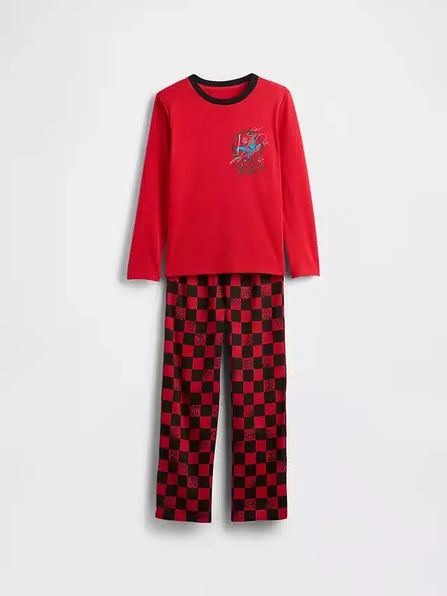 Ensemble de pyjama Marvel Spider-Man en tissu recyclé pour enfants
